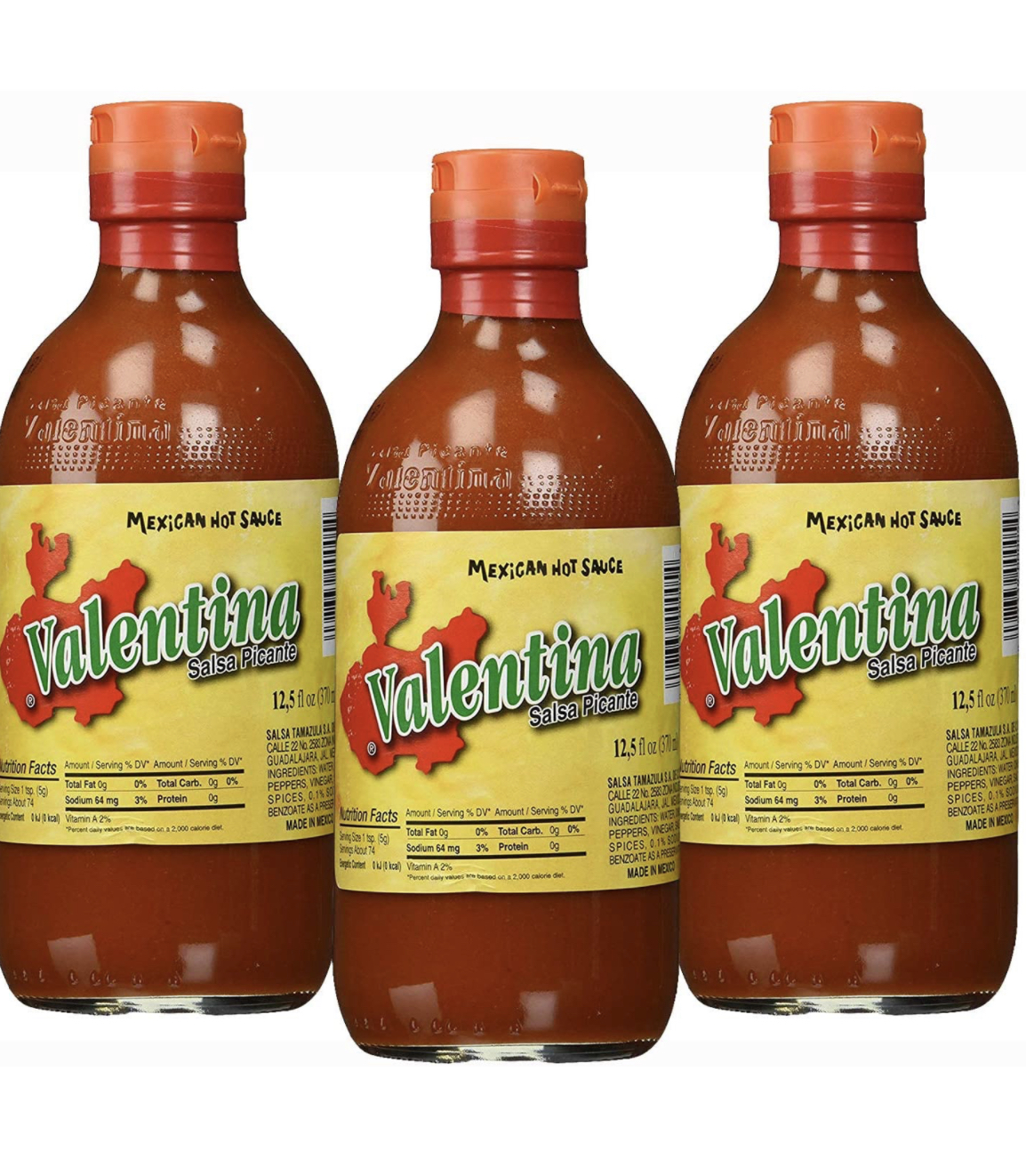 Valentina Salsa Picante Mexican Hot Sauce Ml Pack De Wonder Market