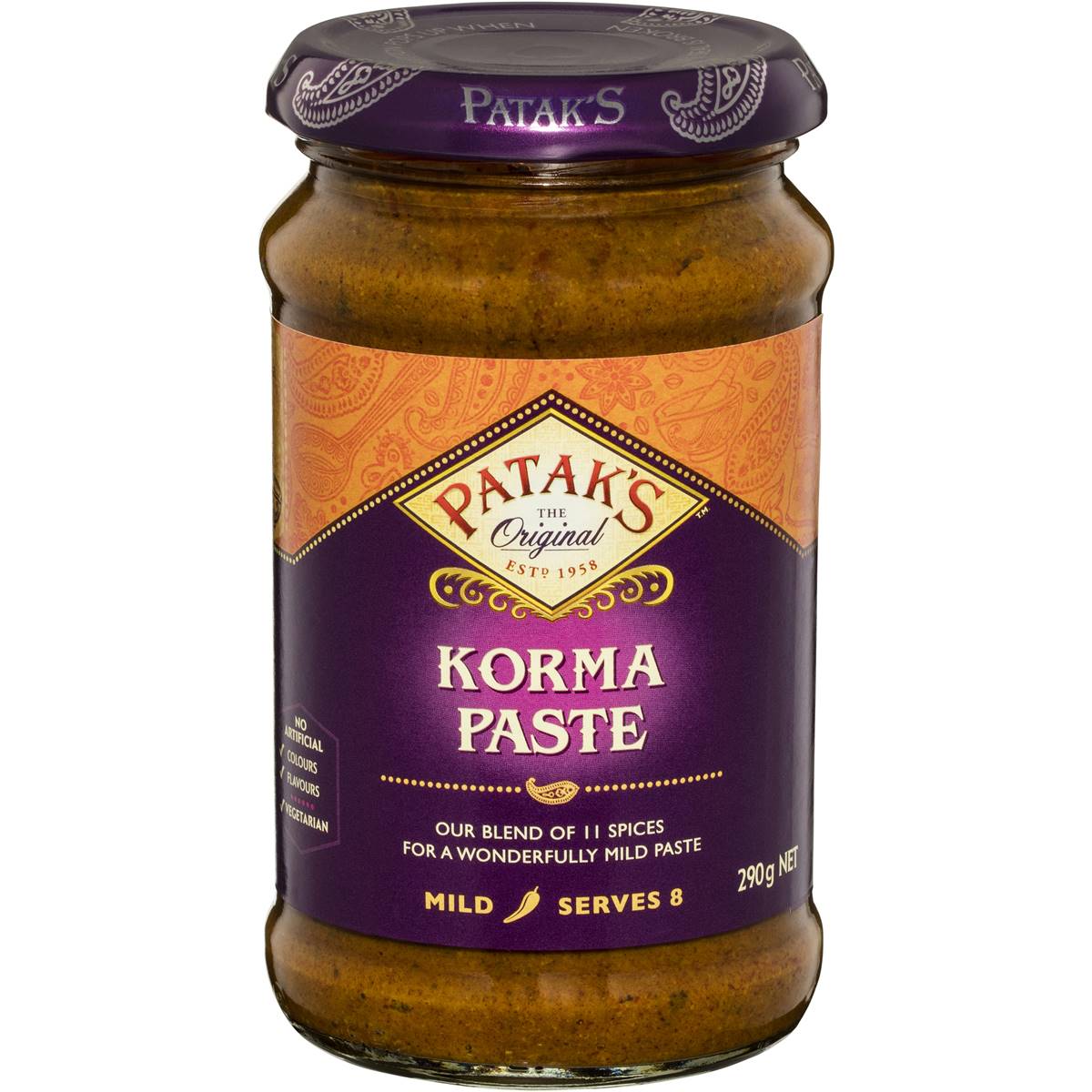 Patak's Pasta para Curry Korma - 290 gr