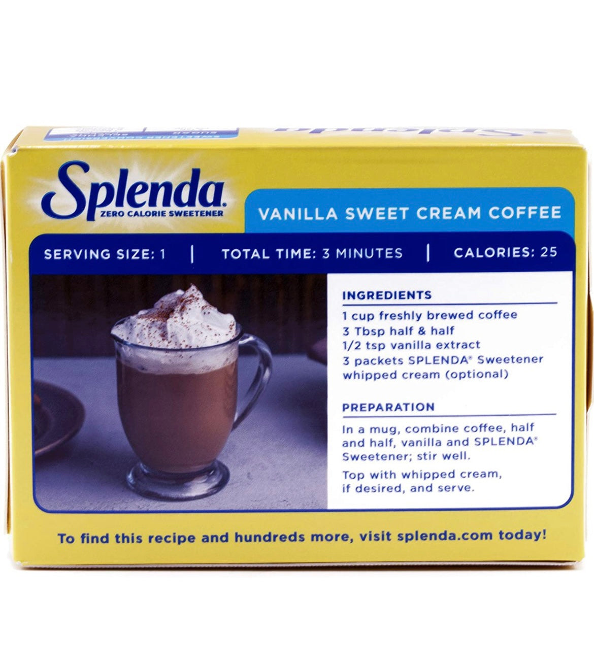 Splenda zero calorie sweetener - 200 uds