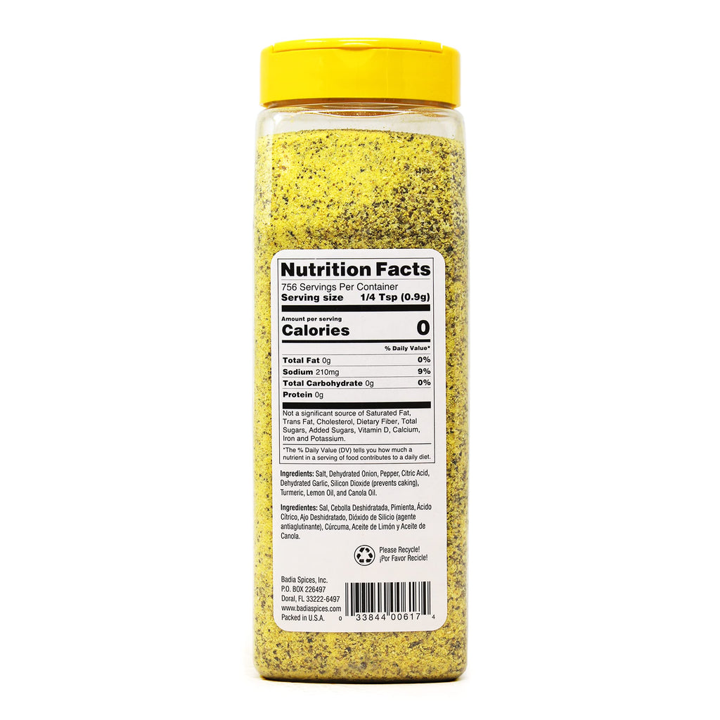 Badia Lemon Pepper 184.3gr