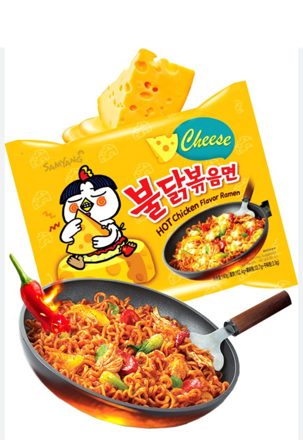 Pack 5 Ramen Buldak Queso