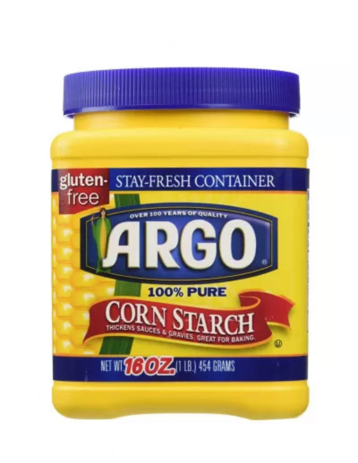 Argo 100% Pure Corn Starch- 16 Oz Almidon de Maíz