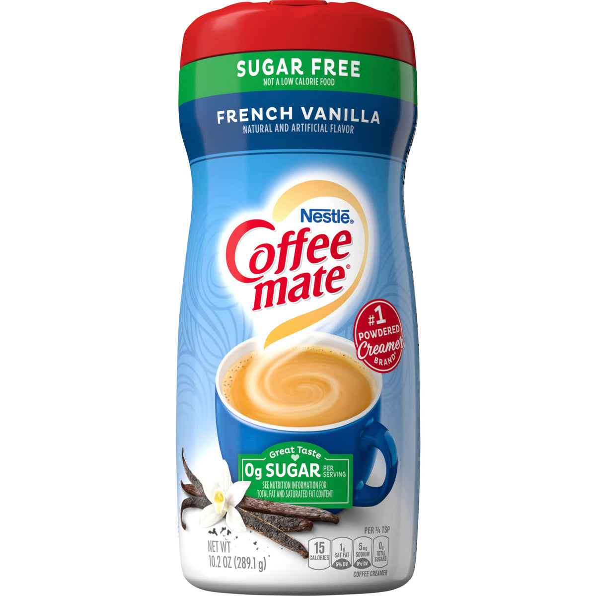 Coffee Mate French Vanilla Sin azucar 289.1 gr