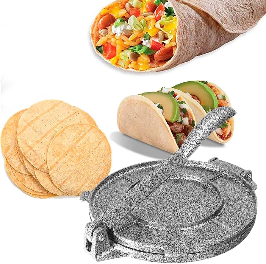 Prensa para Tortillas de Aluminio Fundido