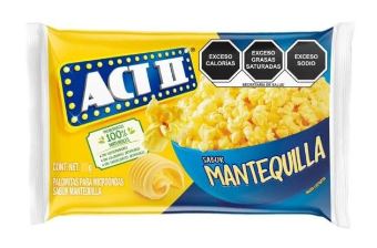 Act II palomitas de mantequilla  de 80 gr X3
