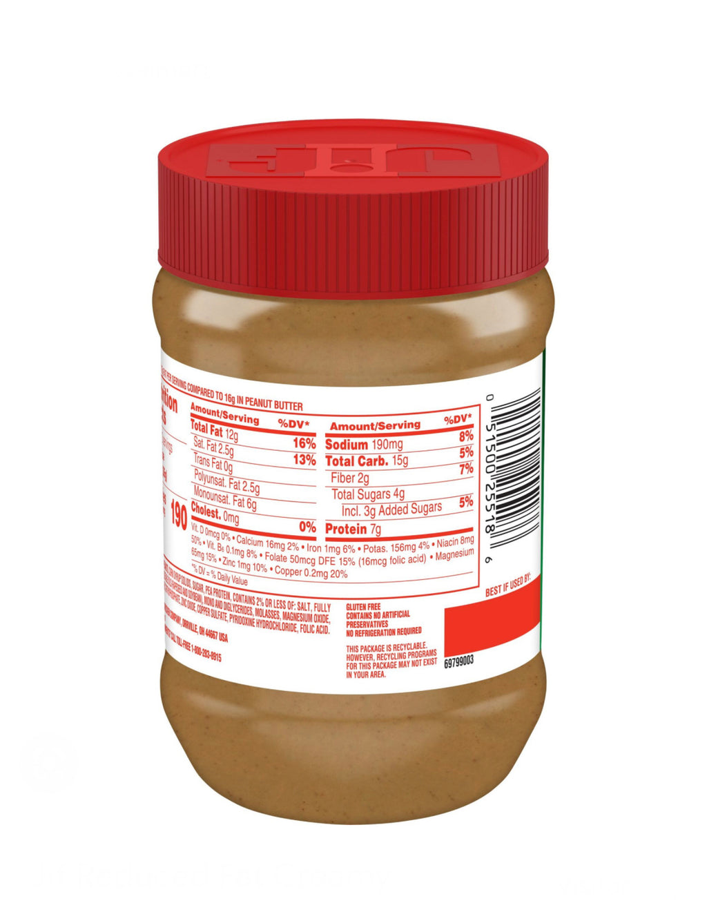 Jif man? reducida en grasa 454g