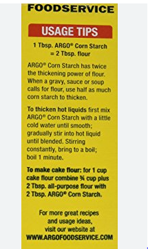 Argo 100% Pure Corn Starch- 454g CAJA