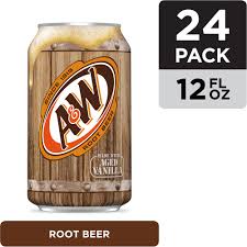 A&W Root Beer Can 355ml- pack de 24 latas!
