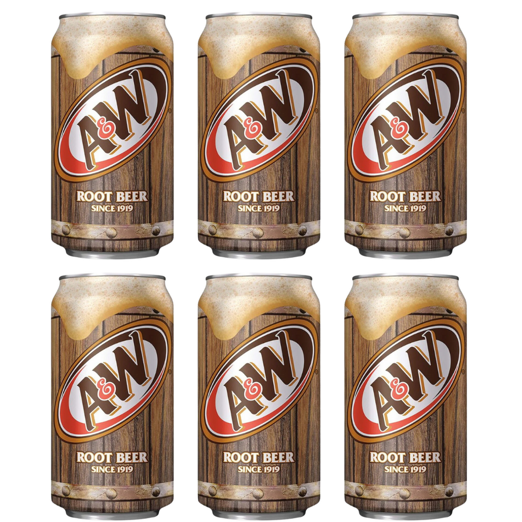 A&W 355ml - pack de 6 refrescos!