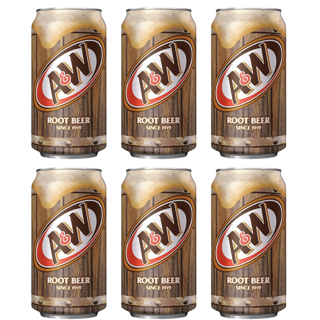A&W 355ml - pack de 6 refrescos!