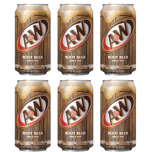 A&W 355ml - pack de 6 refrescos!