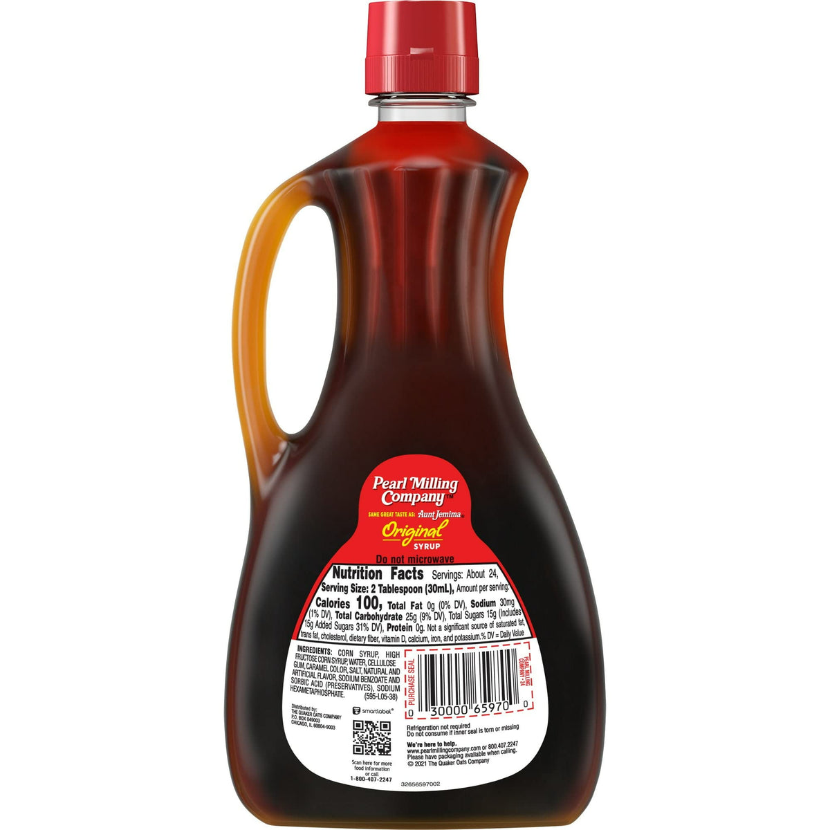 Pearl Milling Sirope original 710g-Pack 2! Aunt Jemima