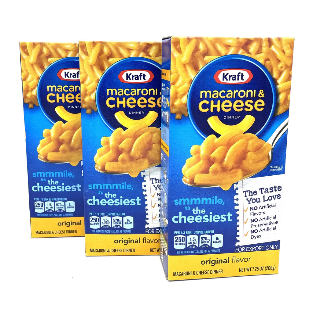 Kraft Mac&Chesse 206 gr - pack de 3!