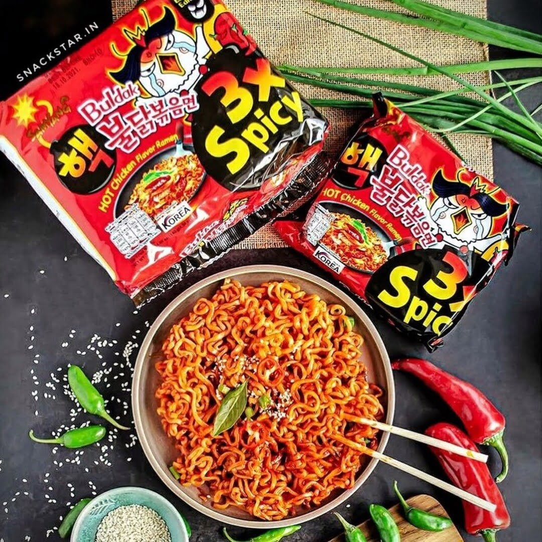 Buldak Spicy 3X hot chicken 140g - 1 unidad