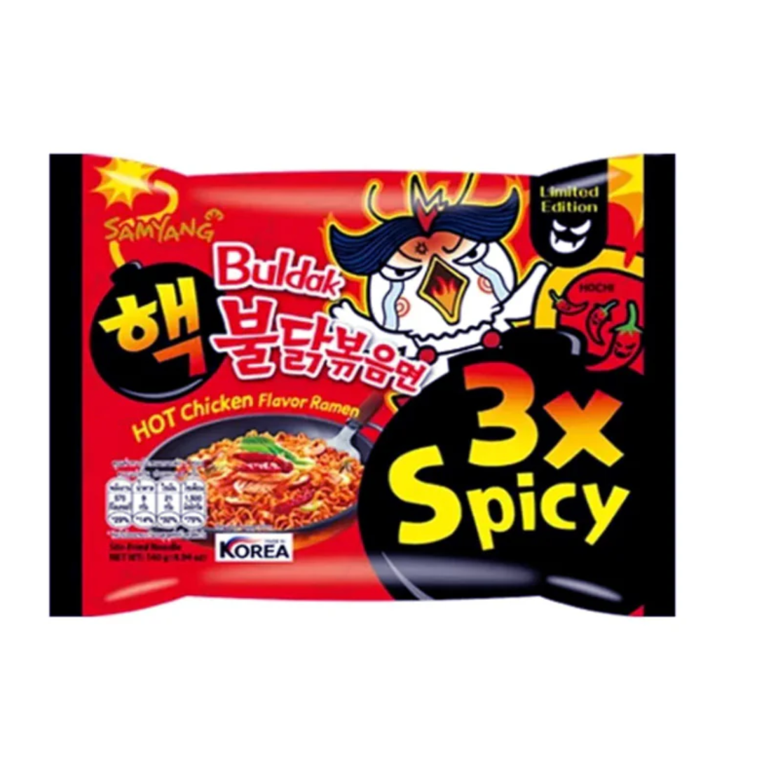 Buldak Spicy 3X hot chicken 140g - 1 unidad