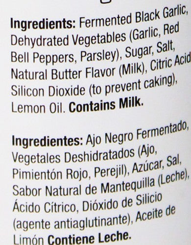 Badia Black Garlic sazonador 170.1 gr