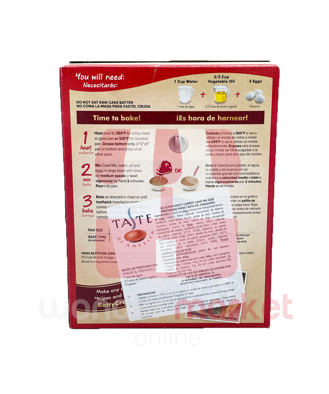Betty crocker super moist carrot 430g