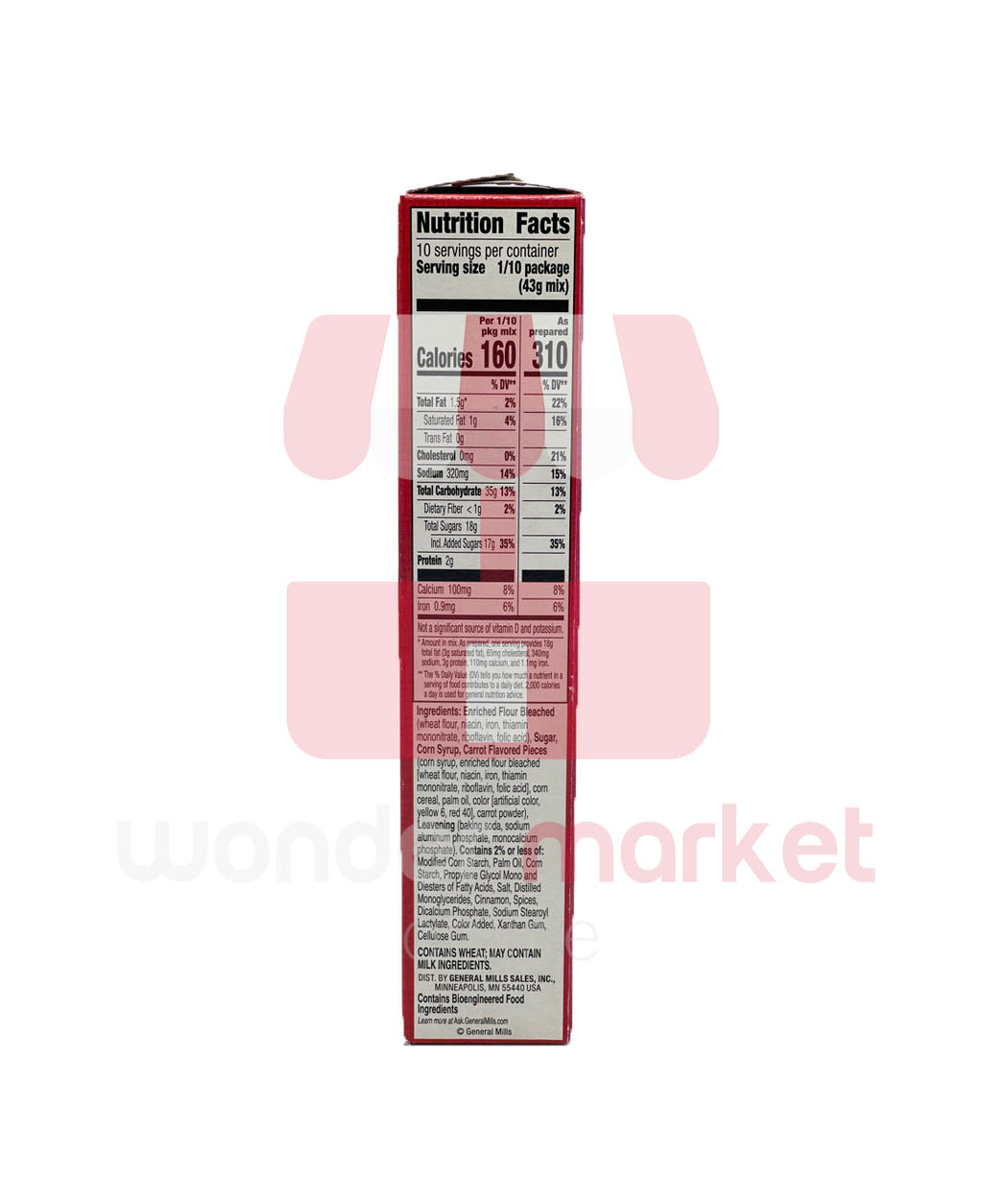 Betty crocker super moist carrot 430g
