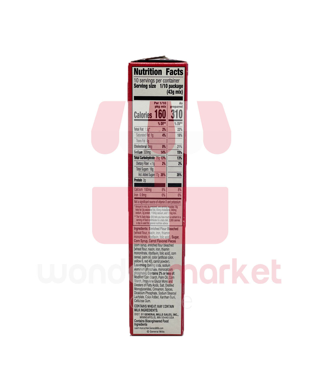 Betty crocker super moist carrot 430g