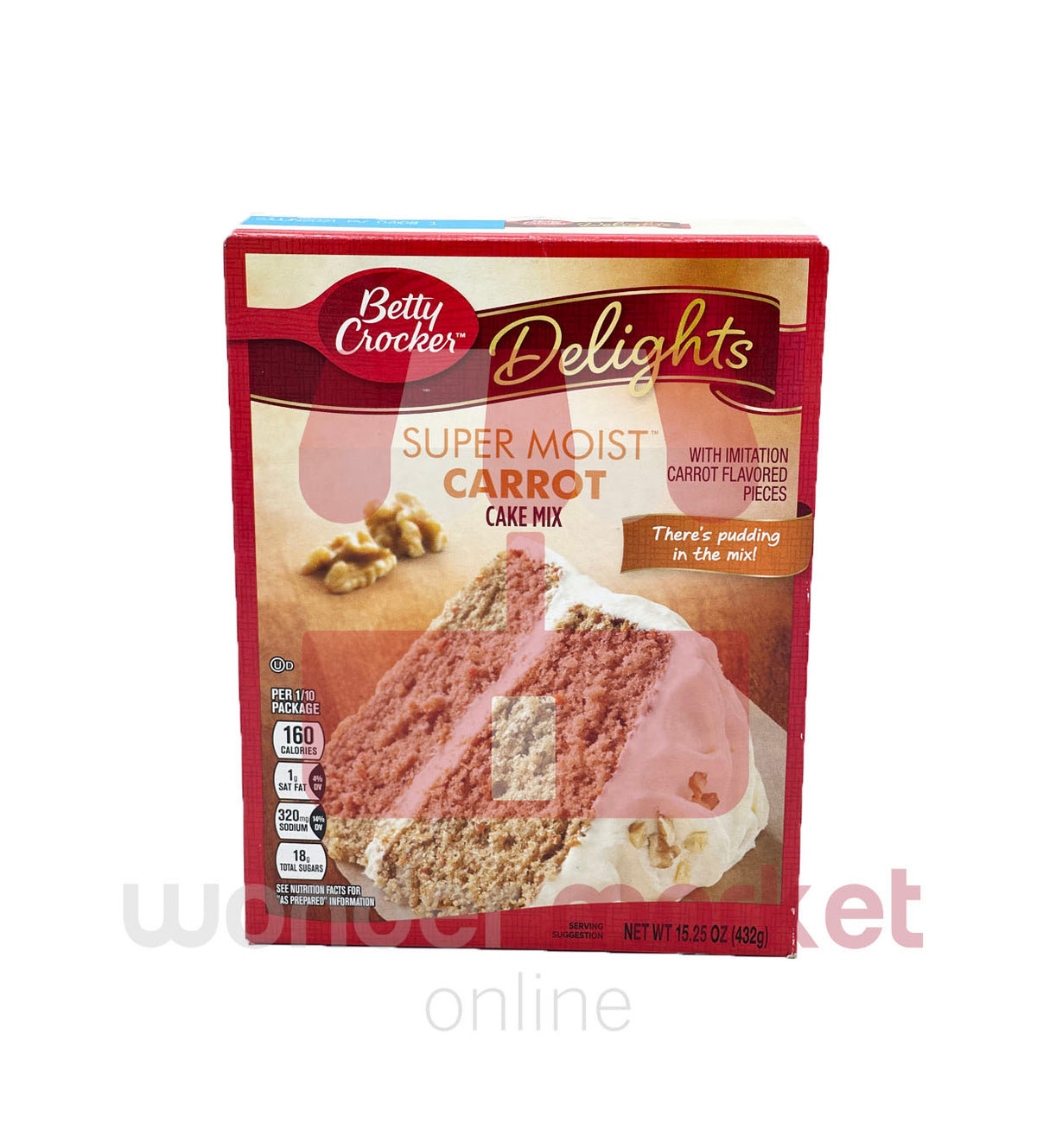 Betty crocker super moist carrot 430g