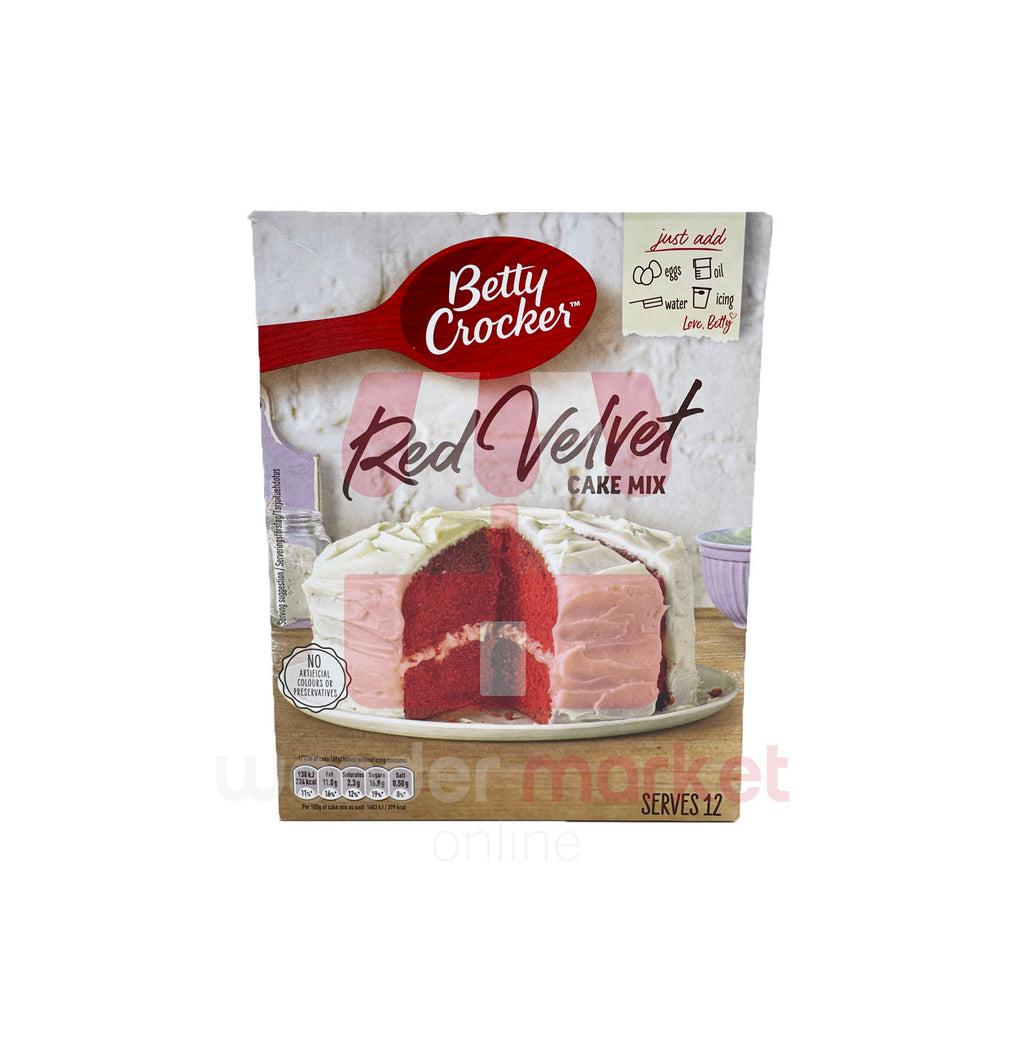 Betty Crocker red velvet bizcocho 400gr