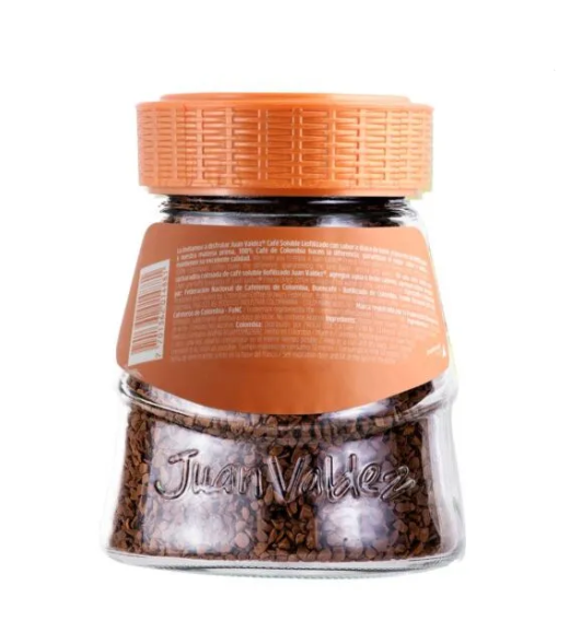 Café liofilizado Dulce Leche Juan Valdez 95gr