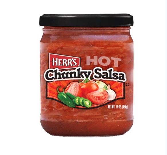 Herrs hot chunky salsa 454 gr