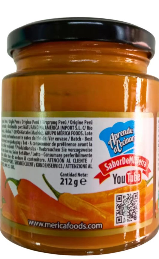 Del Huerto Pasta Aji Amarillo (picante reducido) 212 gr