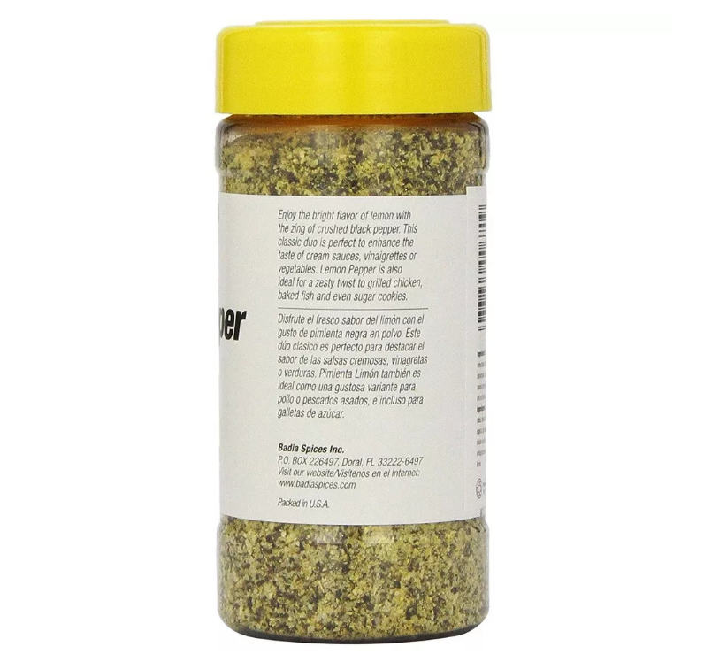 Badia Lemon Pepper 184.3gr (unitario)
