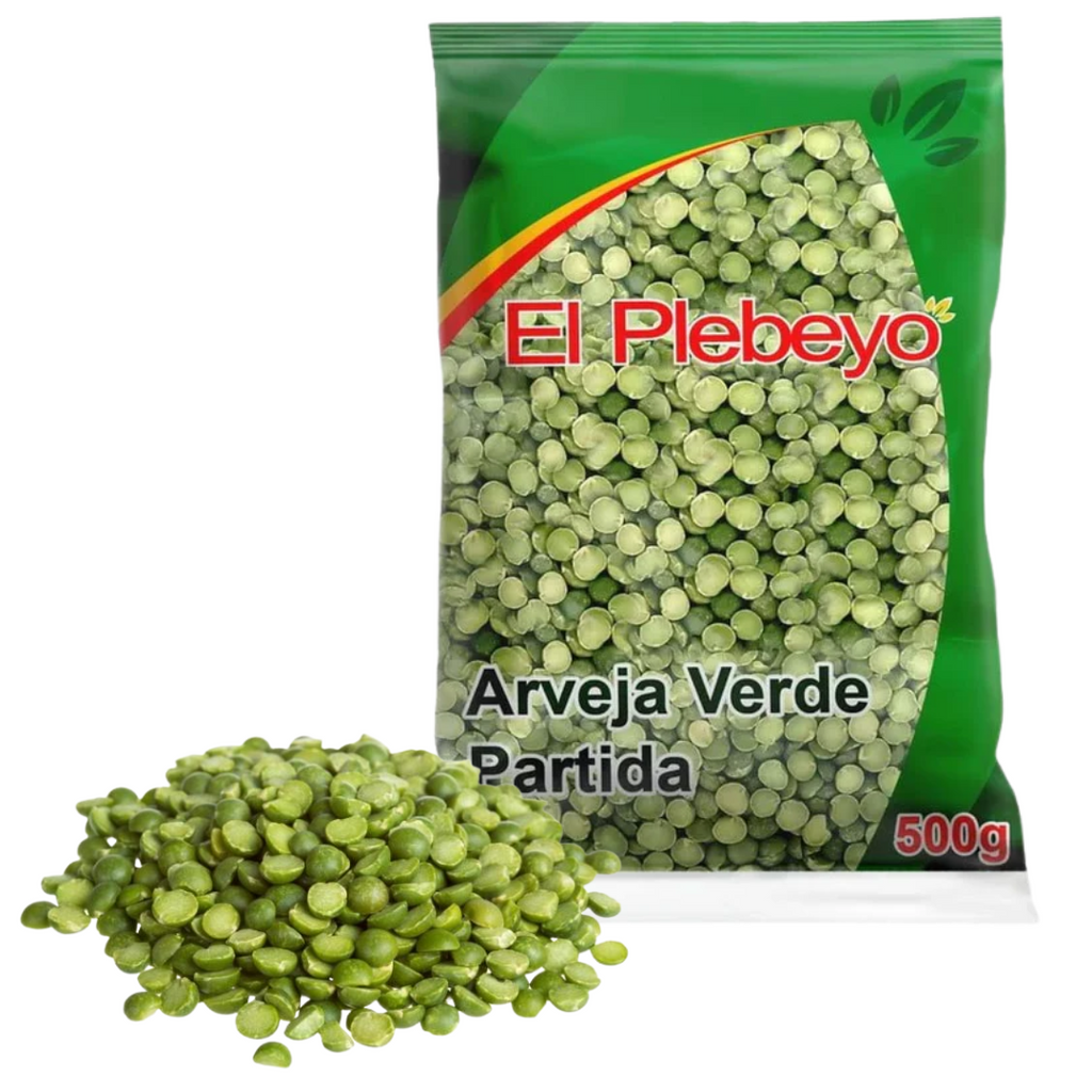 El plebeyo Arveja verde partida 500g