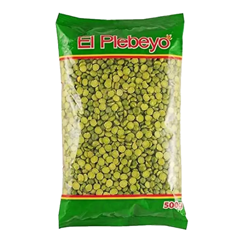 El plebeyo Arveja verde partida 500g