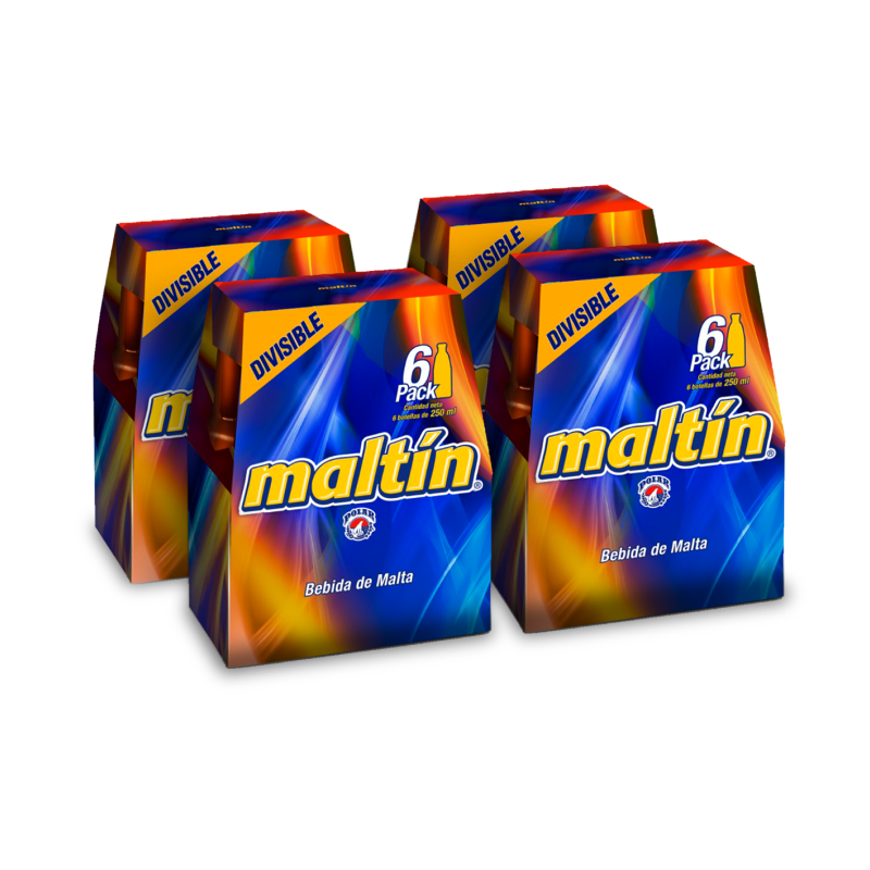 Maltin Polar 250ml - Pack 6 unidades