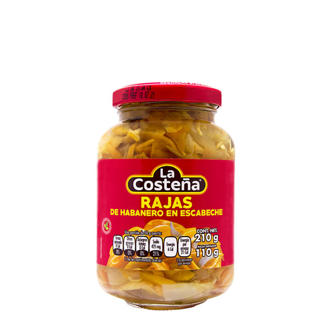 La Costeña rajas en escabeche 210g