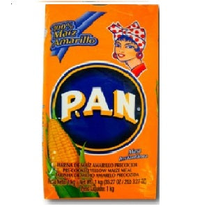 Pan harina maiz amarillo 1kg