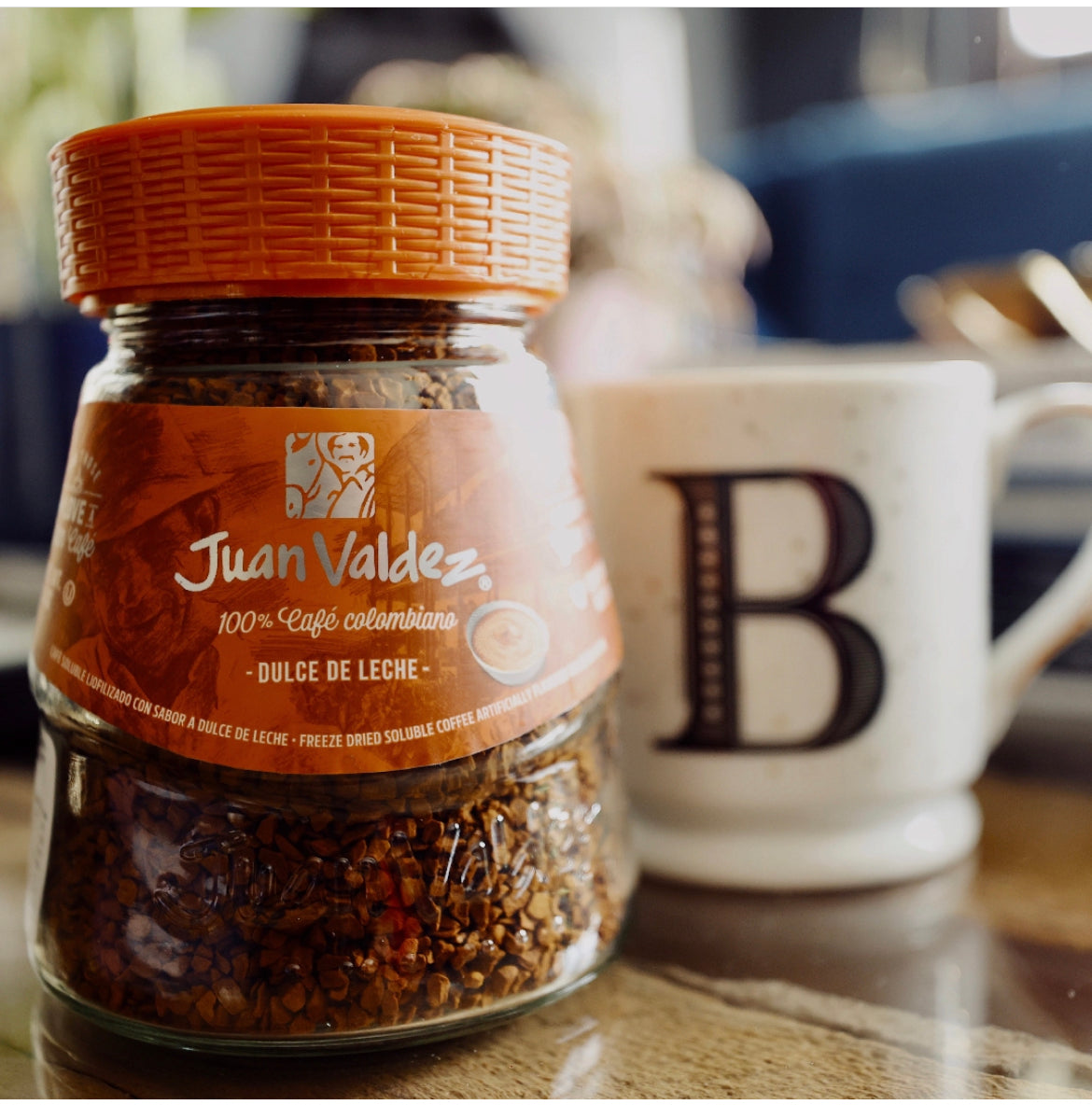 Café liofilizado Dulce Leche Juan Valdez 95gr