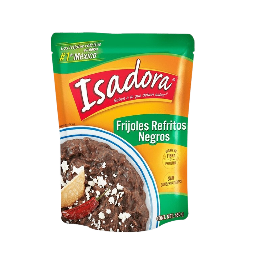 Isadora Frijoles Refritos Negros 430g - 1 unidad