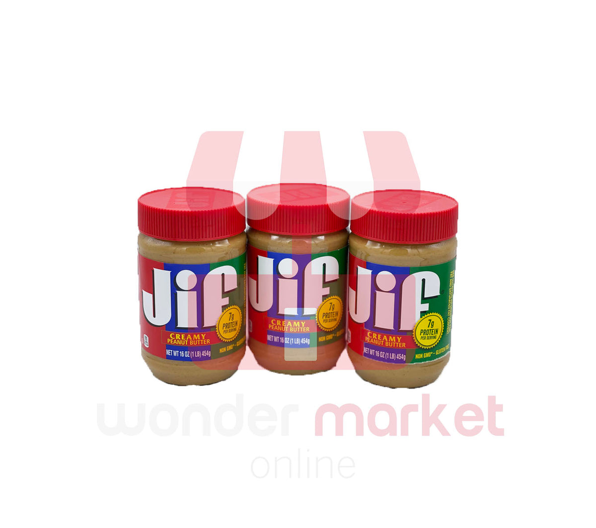 Jif creamy peanut butter 454g - Pack 3!