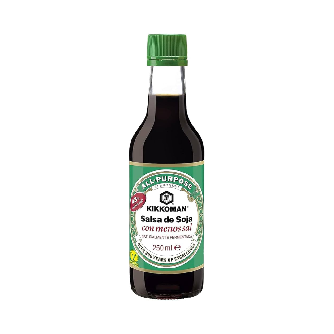 Kikkoman Salsa de Soja con Menos Sal 250g