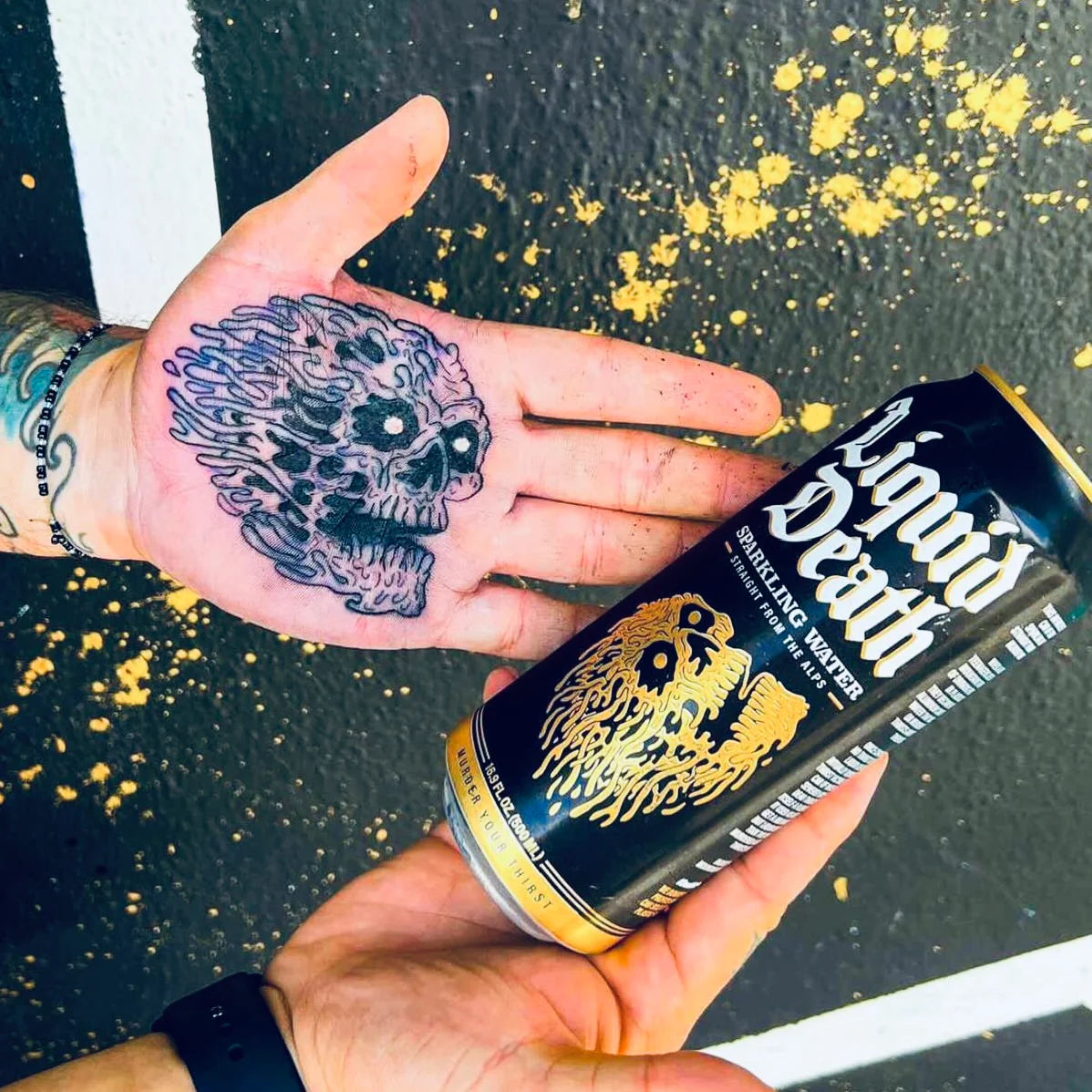 Liquid Death Negro-Sparkling Water-500ml