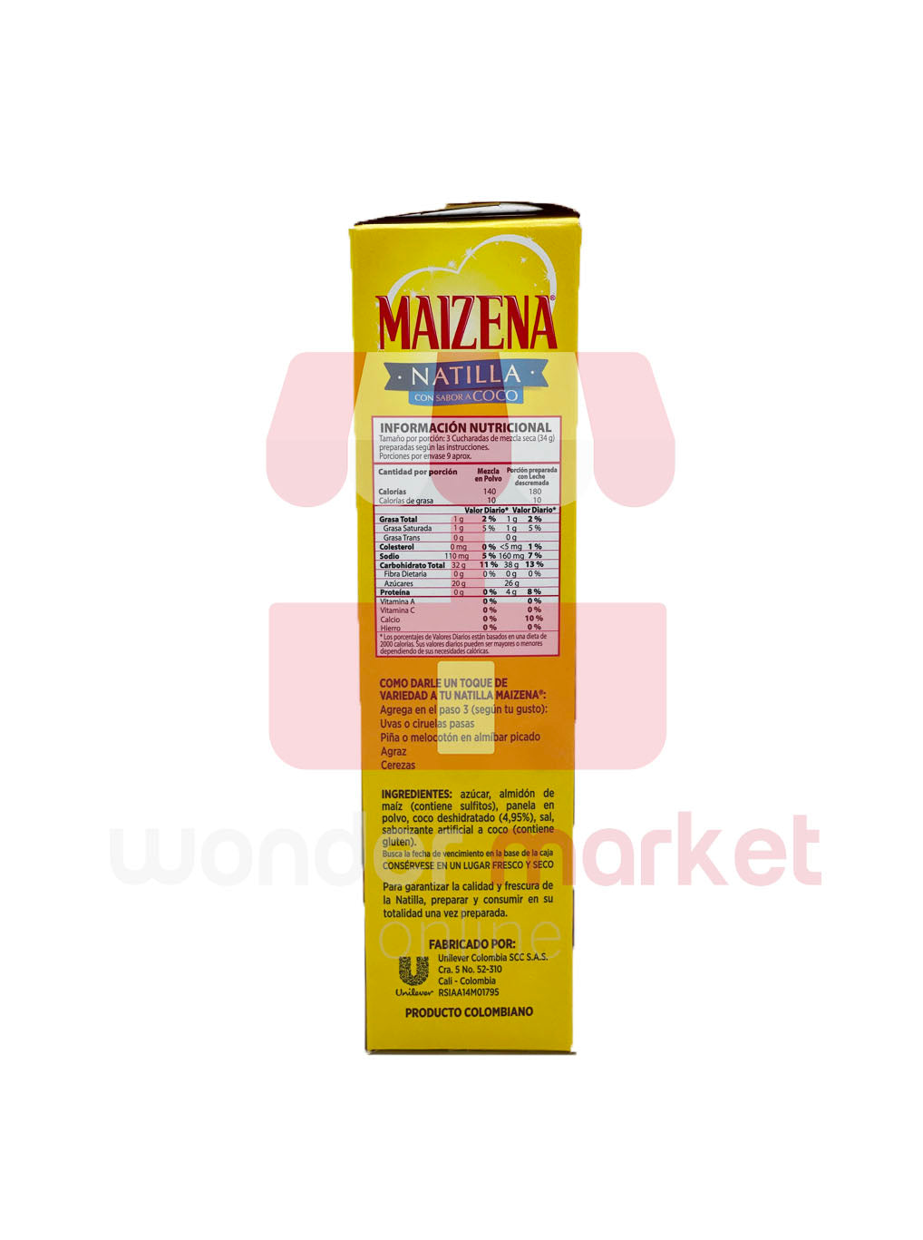 Maizena mezcla para natilla coco 300g