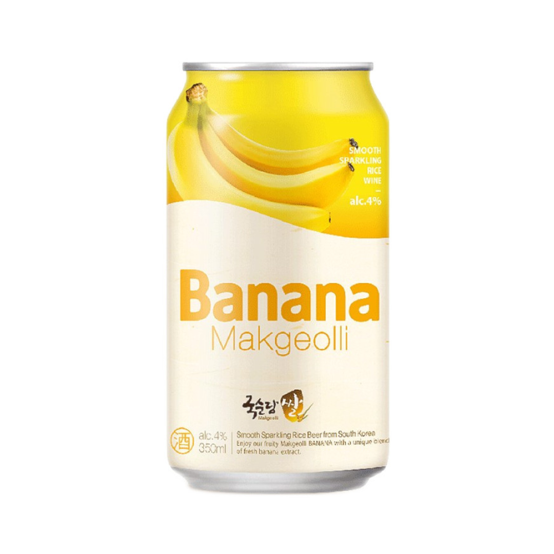 Banana Makgeolli Vino De Arroz Coreano 350ml