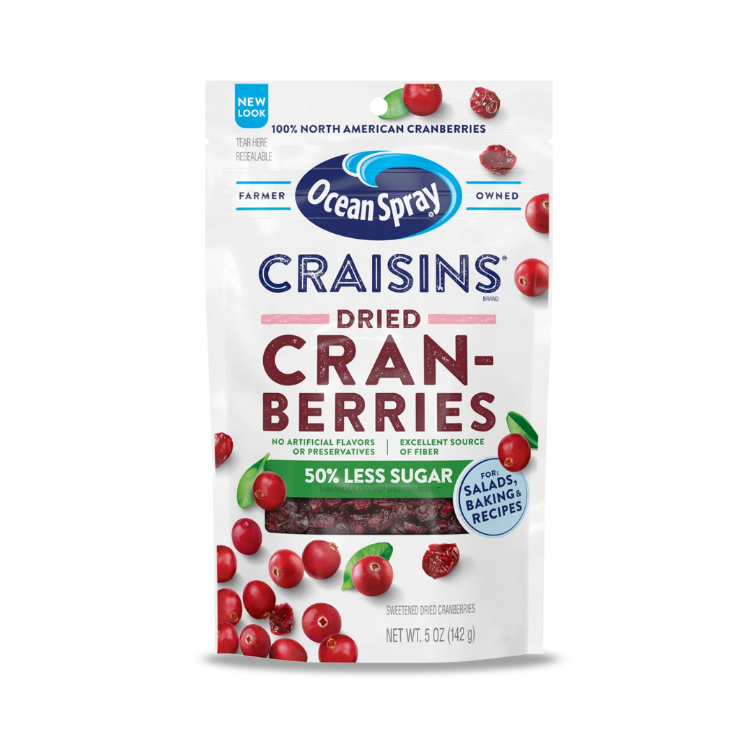 Ocean Spray Arándanos Rojos 142 gr - Bajo Contenido de Azúcar