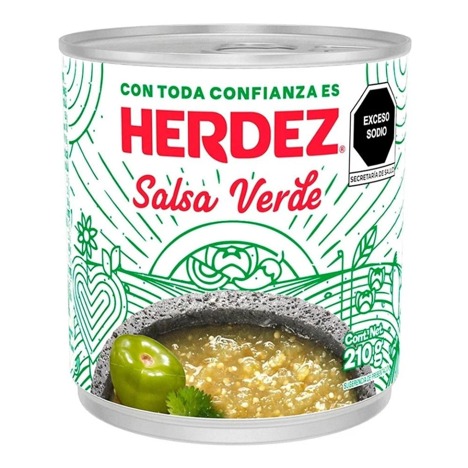 Herdez Salsa Verde 210g pack 2