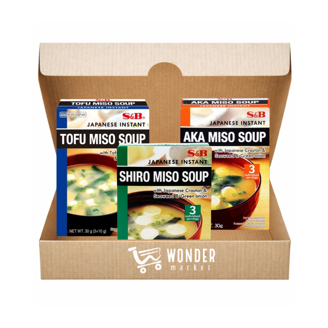 Wonderbox Sopas Japonesas Instantáneas de Miso