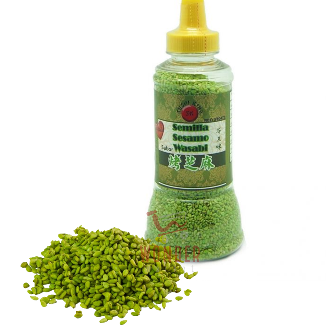 Sushi King - Semillas de sésamo sabor wasbi - 100g