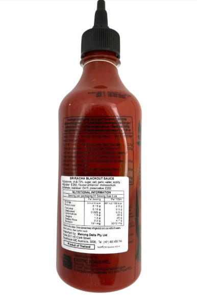 Sriracha Sauce Blackout 445ml Flying Goose