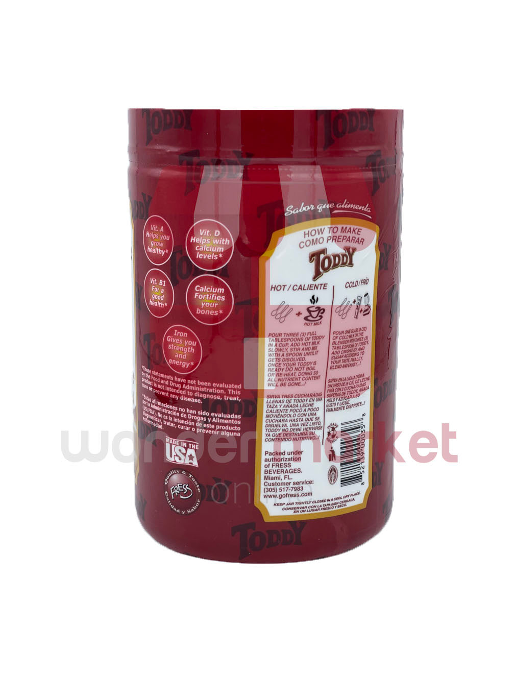 Toddy chocolate fortificado 400 gr