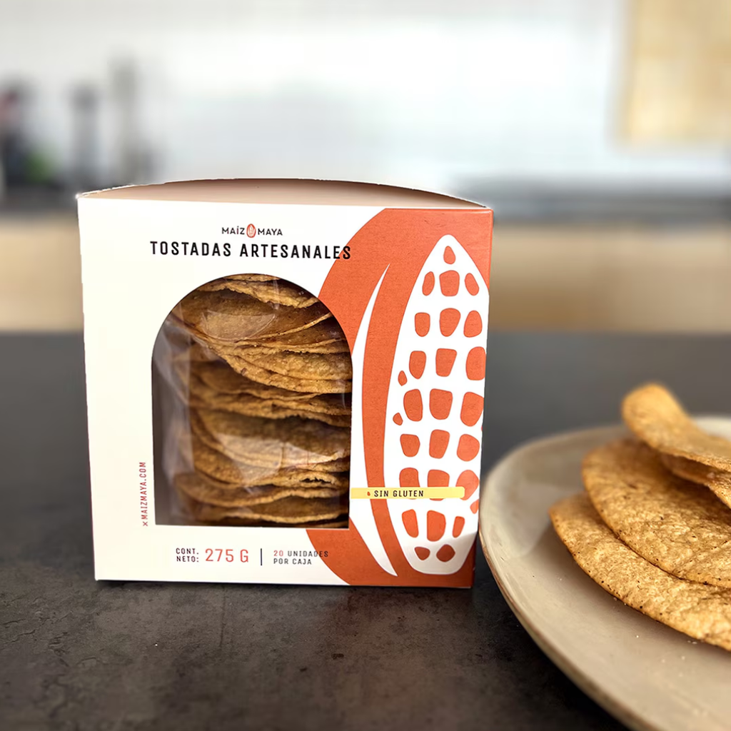 Tostas - tostadas de Maíz Artesanales de Maíz Maya 275gr