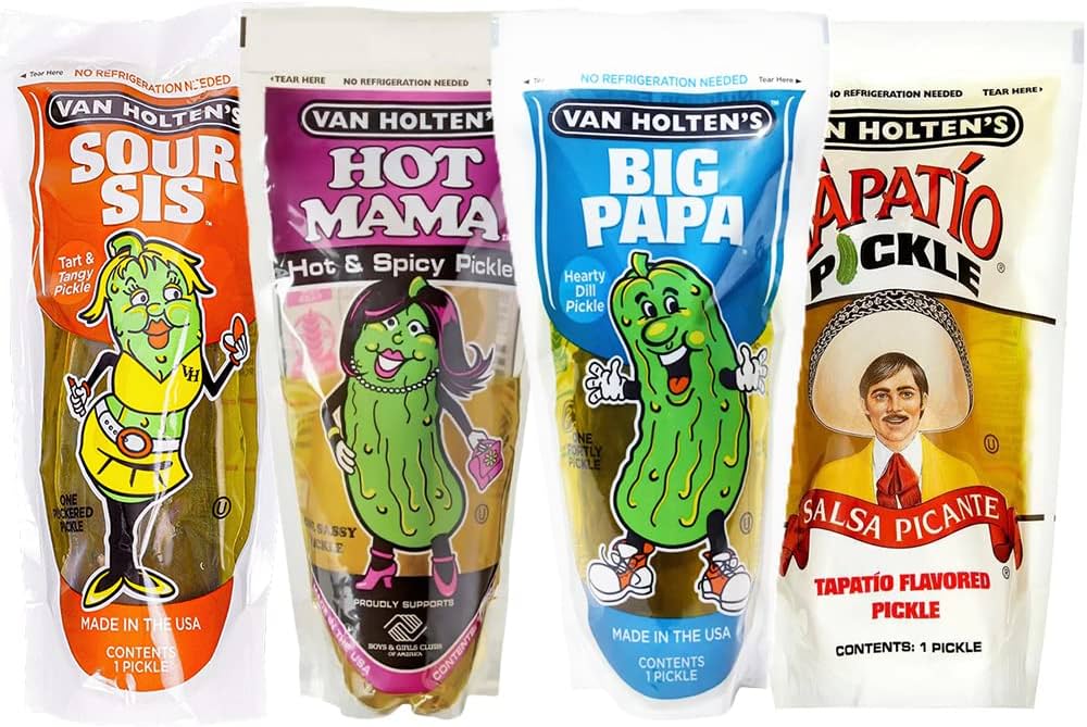 Wonderbox Pepinillos Van Holtens  (Big Papa+ Hot Mama+ Sour Sis+ Tapatío)