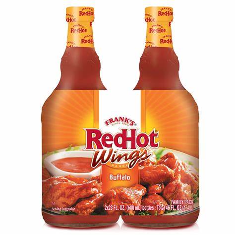 Frank`s RedHot Wings sauce buffalo 1.36 l  ( 2x 680ml)/ 1.44kg ( 2x720g)